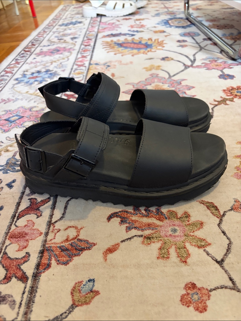 Dr. Martens Voss Black Platform Sandals Women’s Size 11